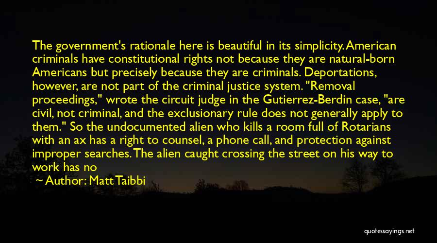 Counsel Quotes By Matt Taibbi