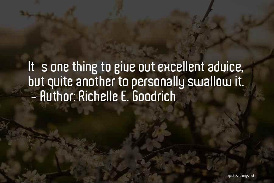 Counsel Quotes By Richelle E. Goodrich