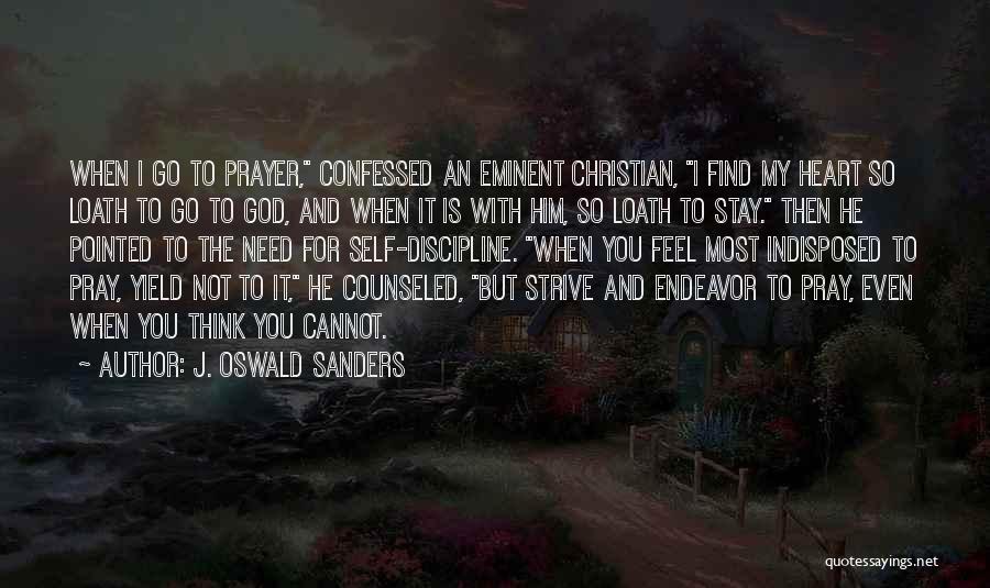 Counseled Quotes By J. Oswald Sanders