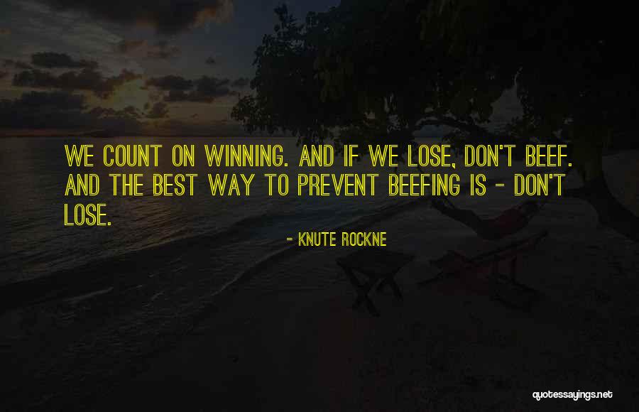 Count The Quotes By Knute Rockne Count The Quotes By Knute Rockne