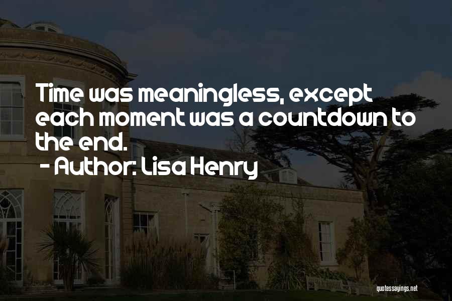 Countdown Quotes By Lisa Henry