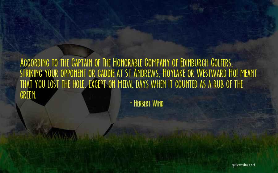 Counted Days Quotes By Herbert Wind Counted Days Quotes By Herbert Wind