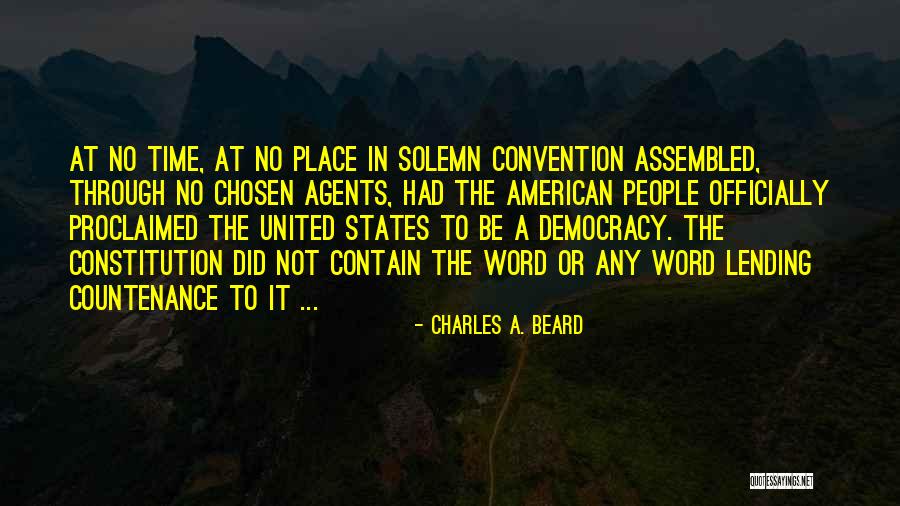 Countenance Quotes By Charles A. Beard Countenance Quotes By Charles A. Beard