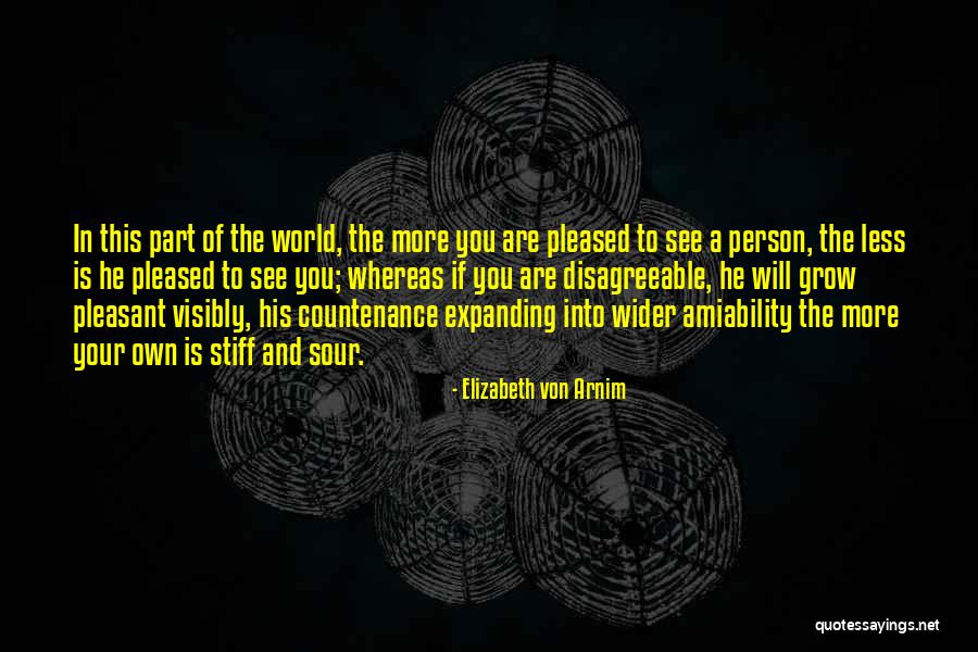 Countenance Quotes By Elizabeth Von Arnim Countenance Quotes By Elizabeth Von Arnim