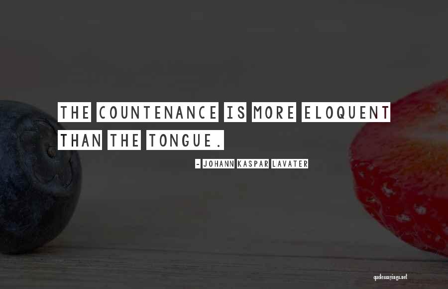 Countenance Quotes By Johann Kaspar Lavater Countenance Quotes By Johann Kaspar Lavater