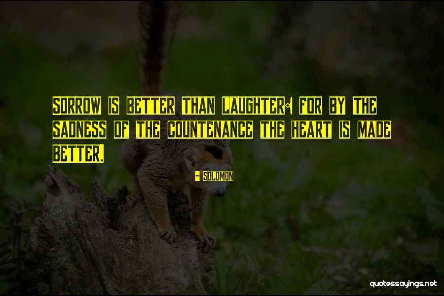 Countenance Quotes By Solomon Countenance Quotes By Solomon
