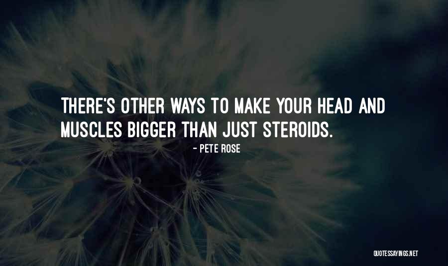 Counter Narcotics Efforts Quotes By Pete Rose