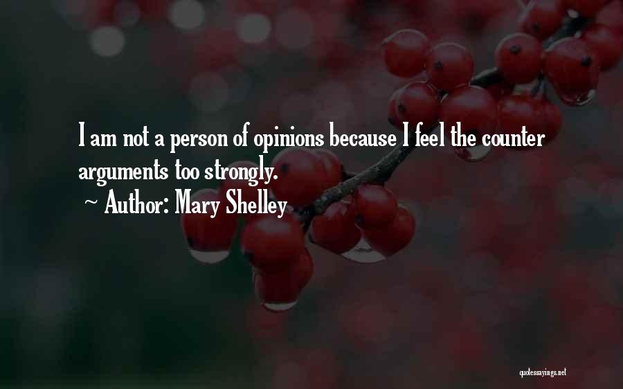 Counter Quotes By Mary Shelley