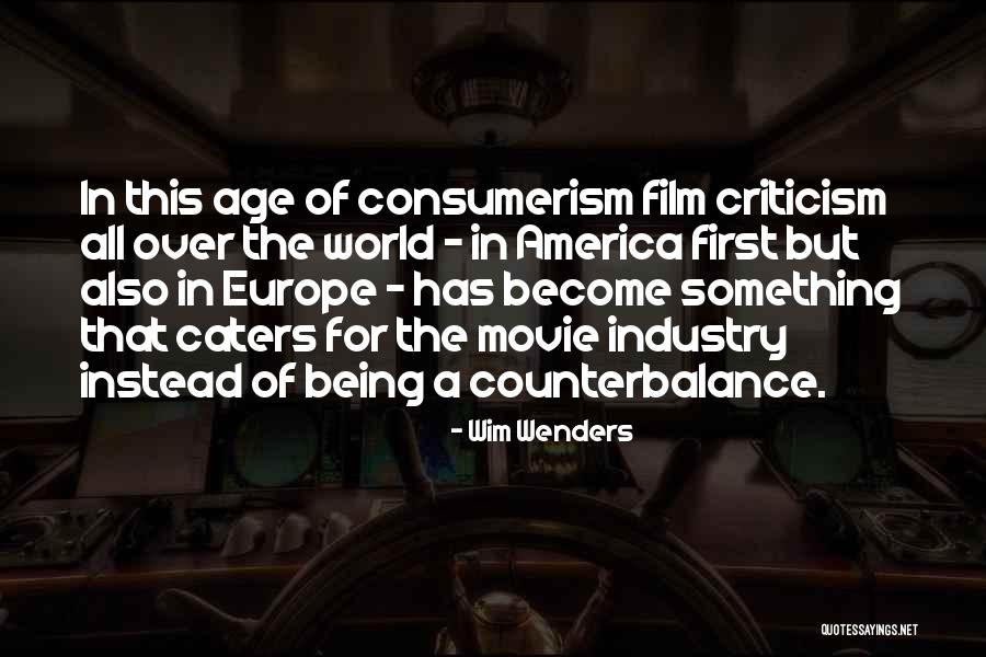 Counterbalance Quotes By Wim Wenders Counterbalance Quotes By Wim Wenders