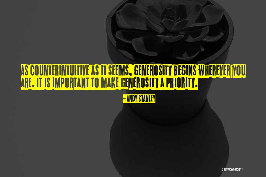 Counterintuitive Quotes By Andy Stanley Counterintuitive Quotes By Andy Stanley