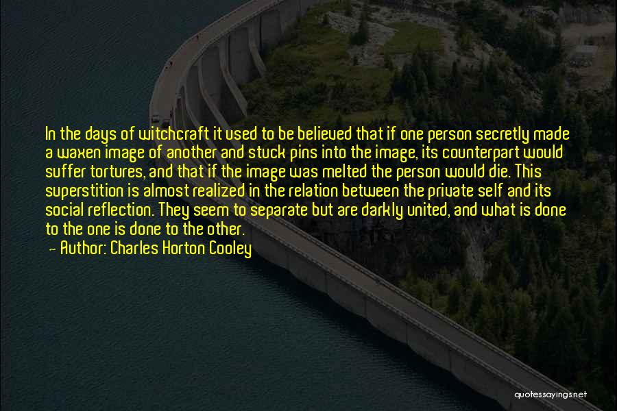 Counterpart Quotes By Charles Horton Cooley