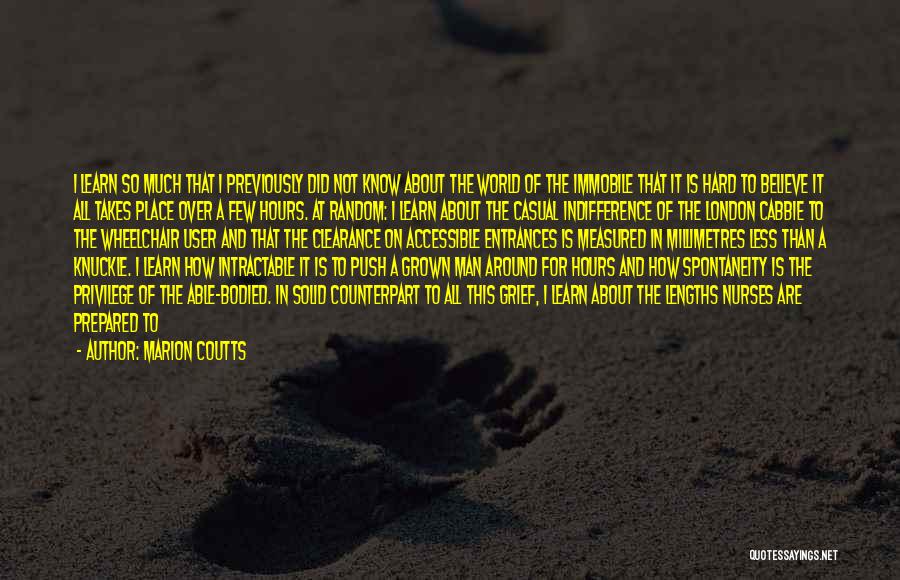 Counterpart Quotes By Marion Coutts