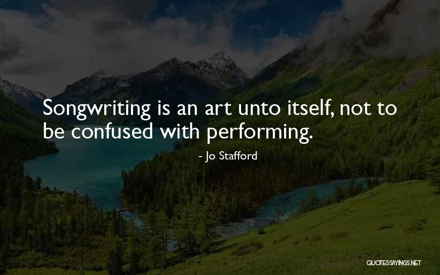 Counterview Capital Management Quotes By Jo Stafford