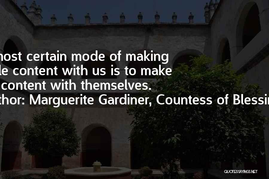 Countess Of Blessington Quotes By Marguerite Gardiner, Countess Of Blessington
