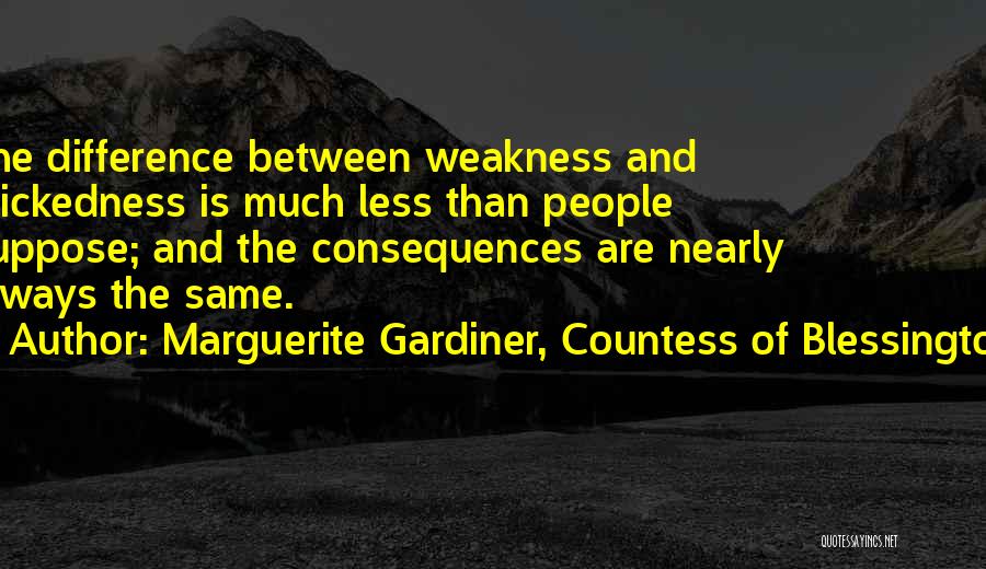 Countess Of Blessington Quotes By Marguerite Gardiner, Countess Of Blessington