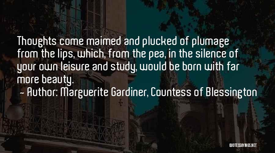 Countess Quotes By Marguerite Gardiner, Countess Of Blessington