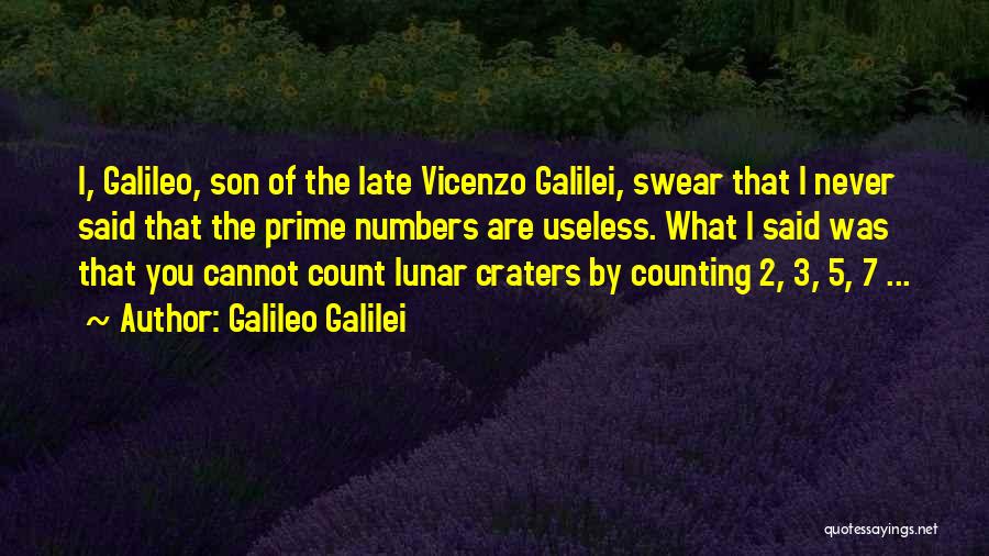 Counting Numbers Quotes By Galileo Galilei