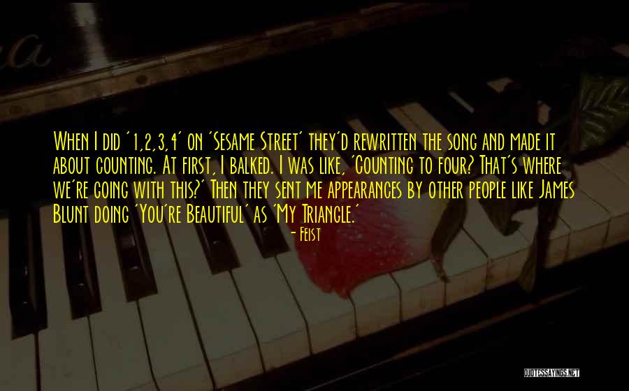Counting On People Quotes By Feist Counting On People Quotes By Feist