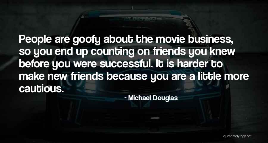 Counting On People Quotes By Michael Douglas