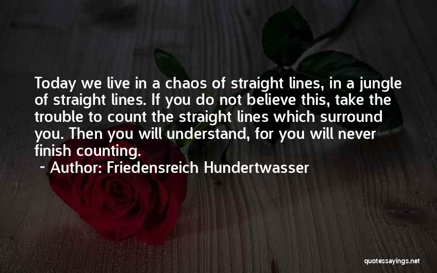 Counting On Someone Quotes By Friedensreich Hundertwasser