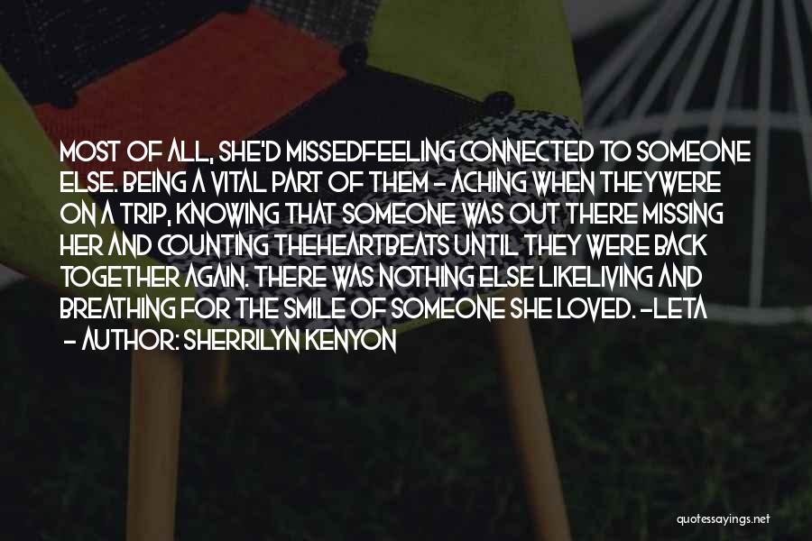 Counting On Someone Quotes By Sherrilyn Kenyon