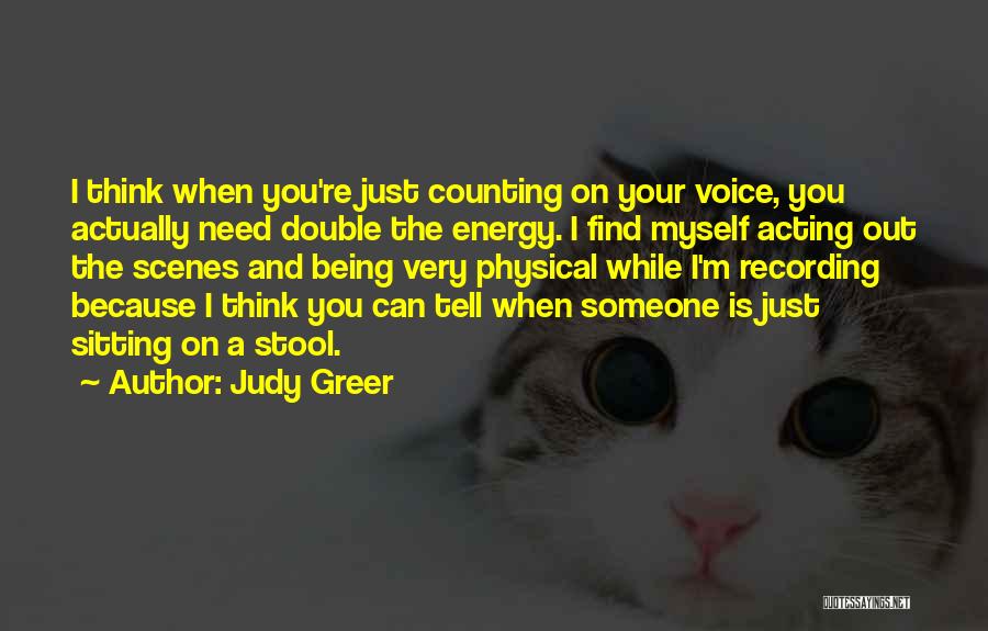 Counting On You Quotes By Judy Greer