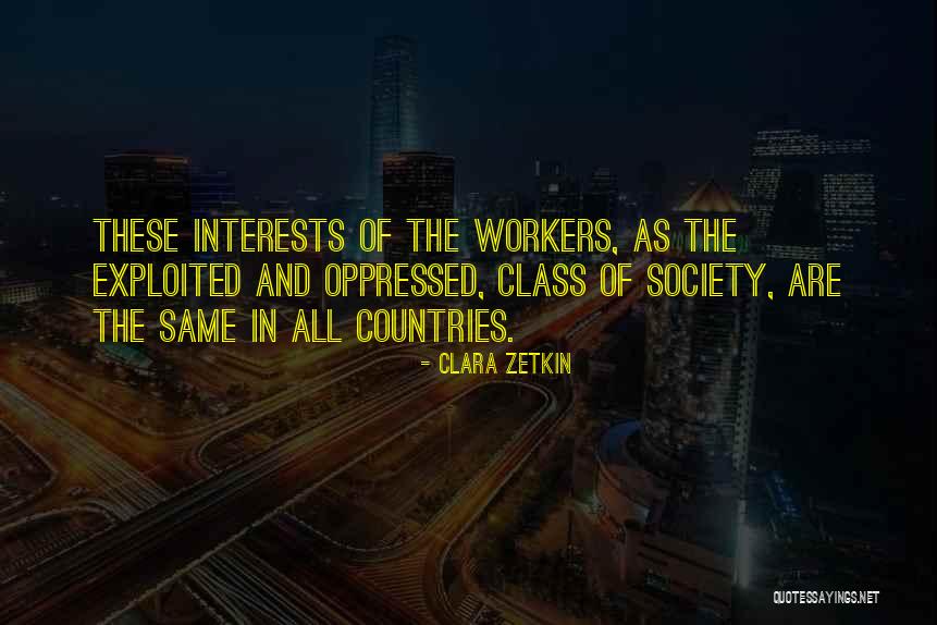 Countries All Quotes By Clara Zetkin