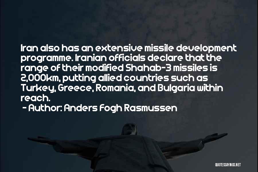 Countries Development Quotes By Anders Fogh Rasmussen