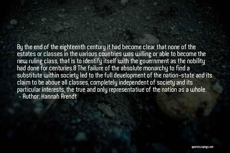 Countries Development Quotes By Hannah Arendt