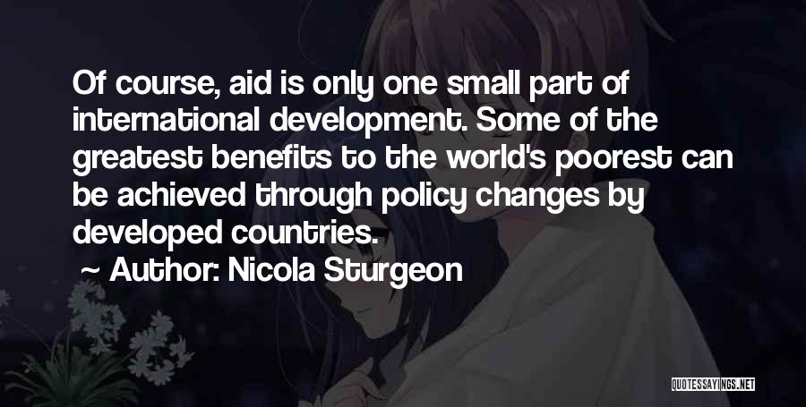 Countries Development Quotes By Nicola Sturgeon