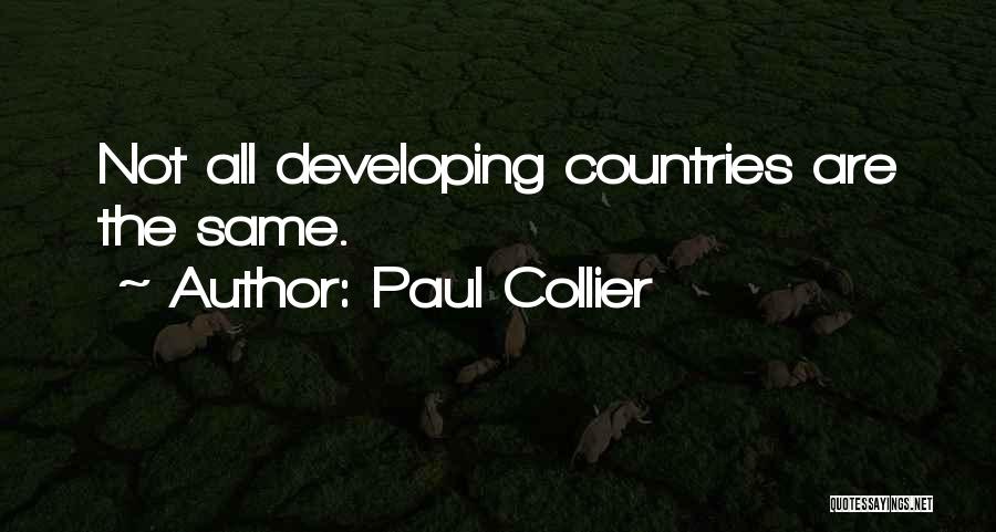 Countries Development Quotes By Paul Collier