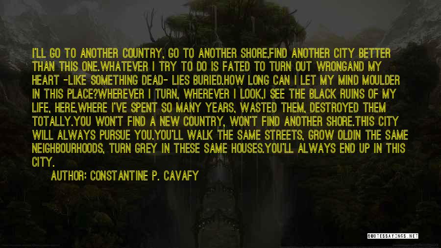 Country And City Life Quotes By Constantine P. Cavafy