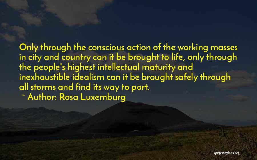 Country And City Life Quotes By Rosa Luxemburg