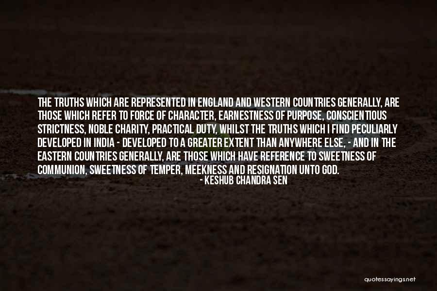 Country And Western Quotes By Keshub Chandra Sen