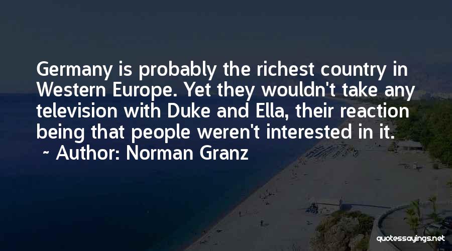 Country And Western Quotes By Norman Granz