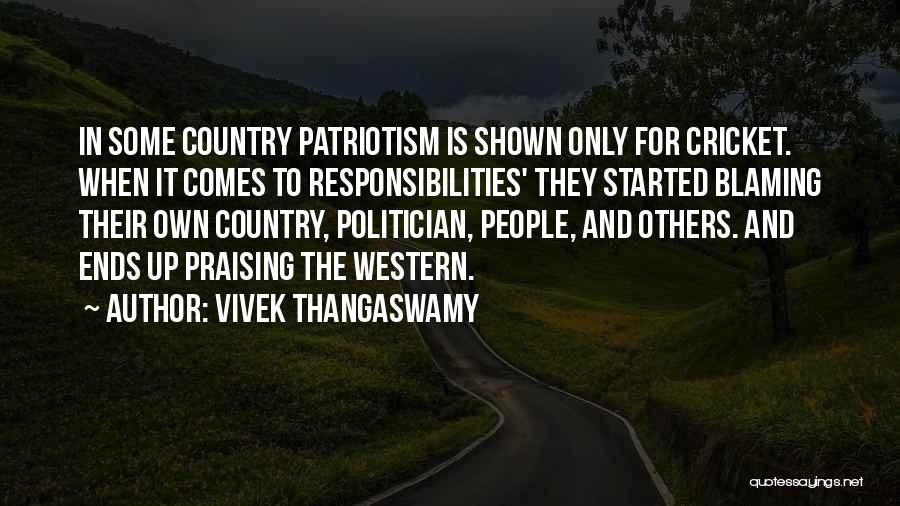 Country And Western Quotes By Vivek Thangaswamy