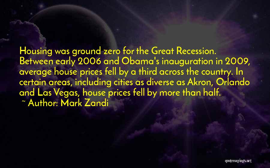 Country Areas Quotes By Mark Zandi