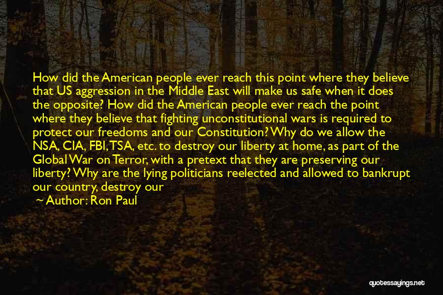Country At War Quotes By Ron Paul
