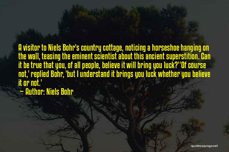 Country Cottage Quotes By Niels Bohr