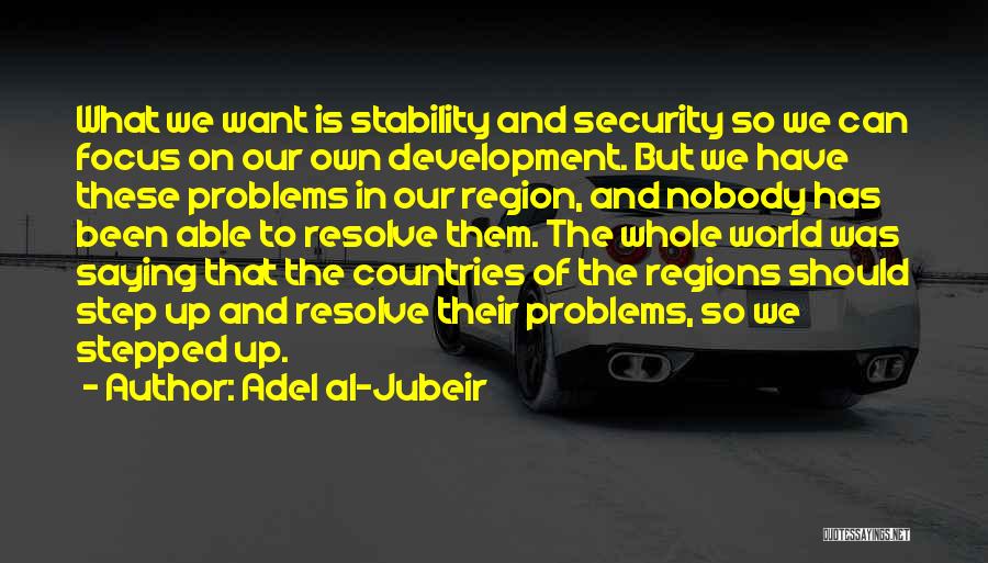 Country Development Quotes By Adel Al-Jubeir