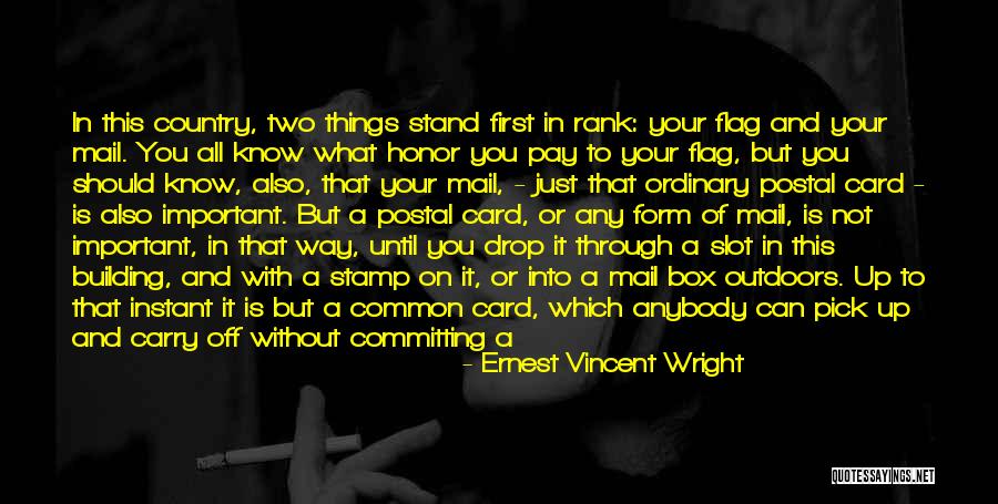 Country Flag Quotes By Ernest Vincent Wright Country Flag Quotes By Ernest Vincent Wright