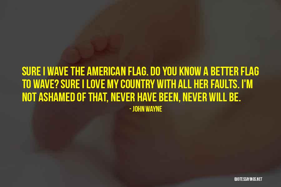 Country Flag Quotes By John Wayne