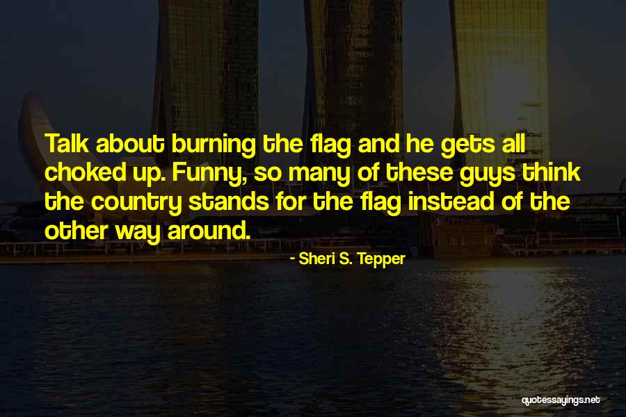 Country Flag Quotes By Sheri S. Tepper