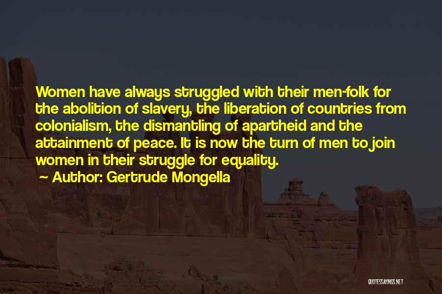 Country Folk Quotes By Gertrude Mongella