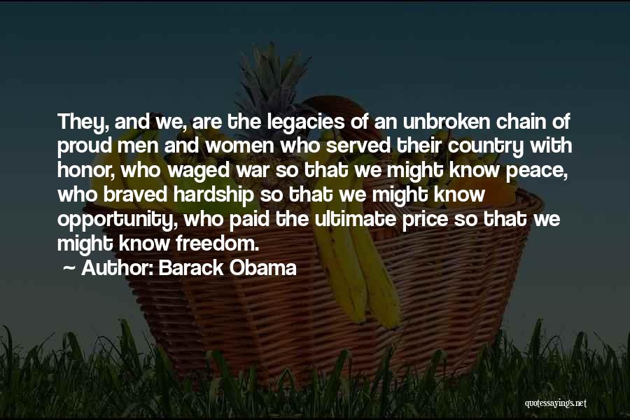 Country Freedom Quotes By Barack Obama