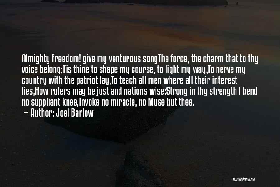 Country Freedom Quotes By Joel Barlow