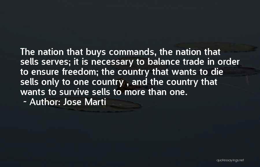 Country Freedom Quotes By Jose Marti