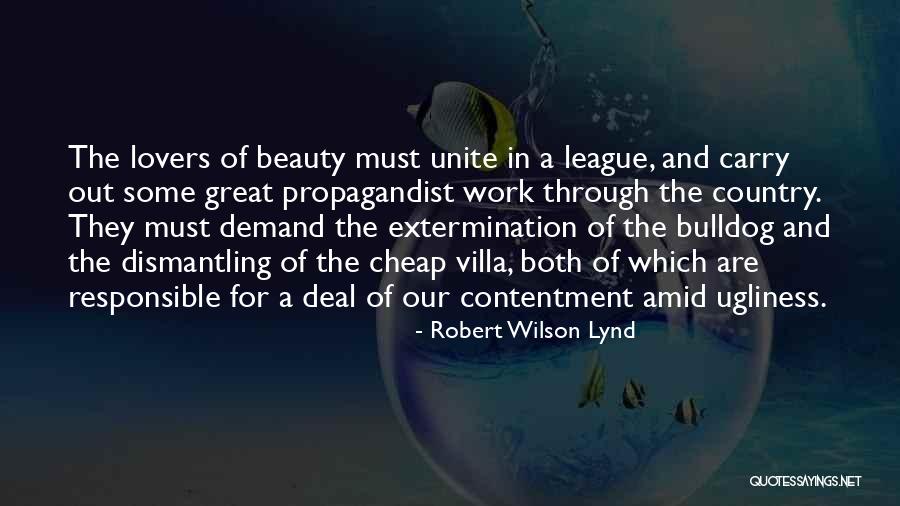 Country Lovers Quotes By Robert Wilson Lynd Country Lovers Quotes By Robert Wilson Lynd