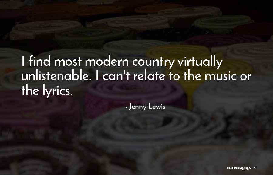 Country Lyrics And Quotes By Jenny Lewis