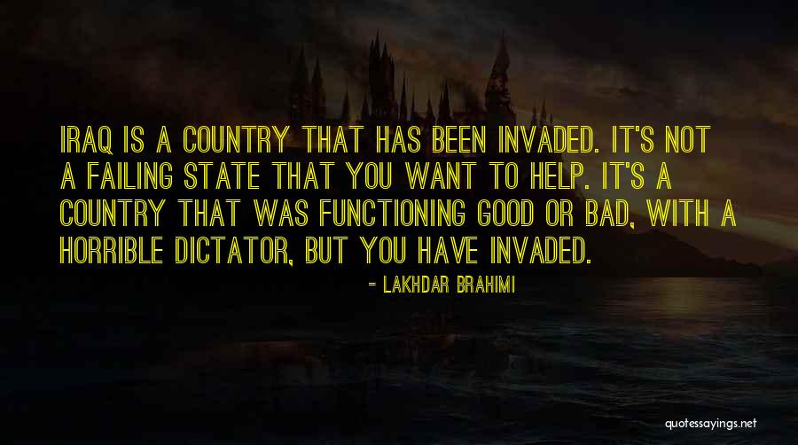 Country Or State Quotes By Lakhdar Brahimi Country Or State Quotes By Lakhdar Brahimi